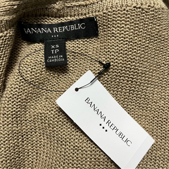 BANANA REPUBLIC NWT long knit open front duster cardigan long sleeve size XS - Picture 9 of 12